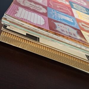 12x12 Various Scrapbook Papers